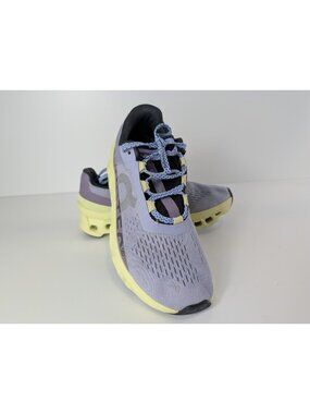On Women's Cloud Monster Running Shoes Lavender/Yellow US 8.5 Swiss
